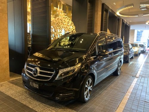 mercedes-benz v-class minivan chauffeur service melbourne